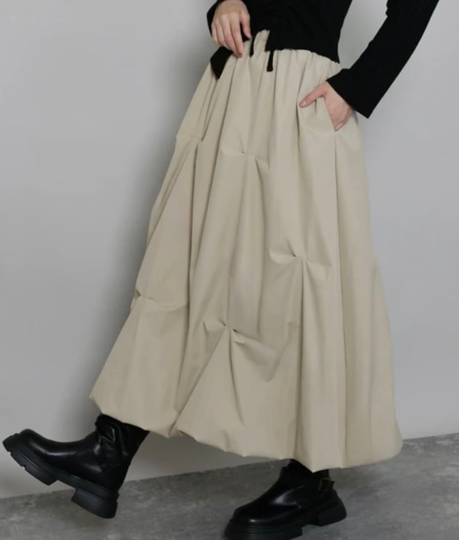 【SELECT】ランダムタックバルーンスカート
