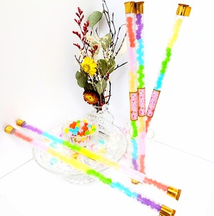 恋寿華堂レインボーこんぺいとうステッキ (Konpeito's Rainbow color stick)