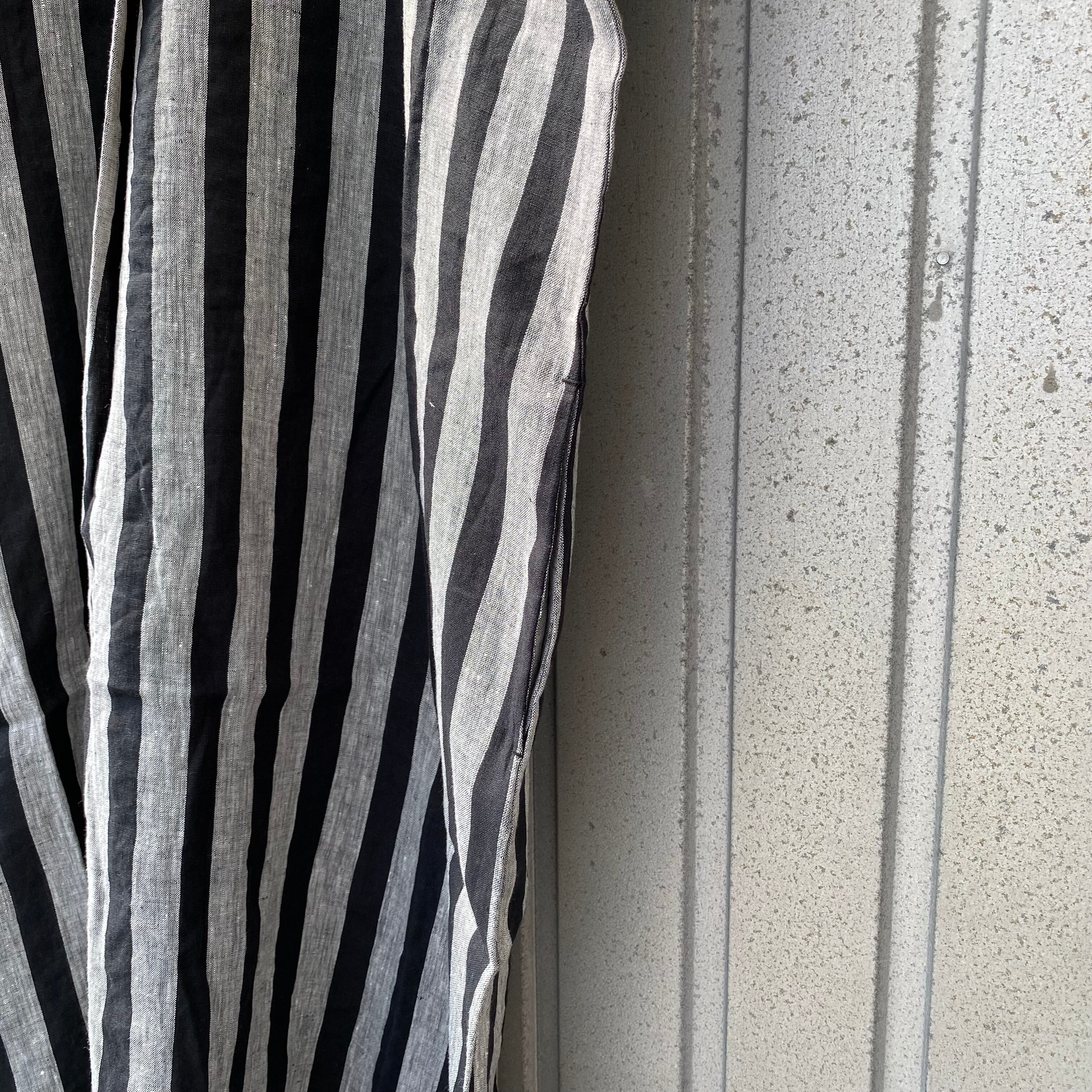 リネンストライプタックワンピース/blue willow/01EFP15448 | WACKY