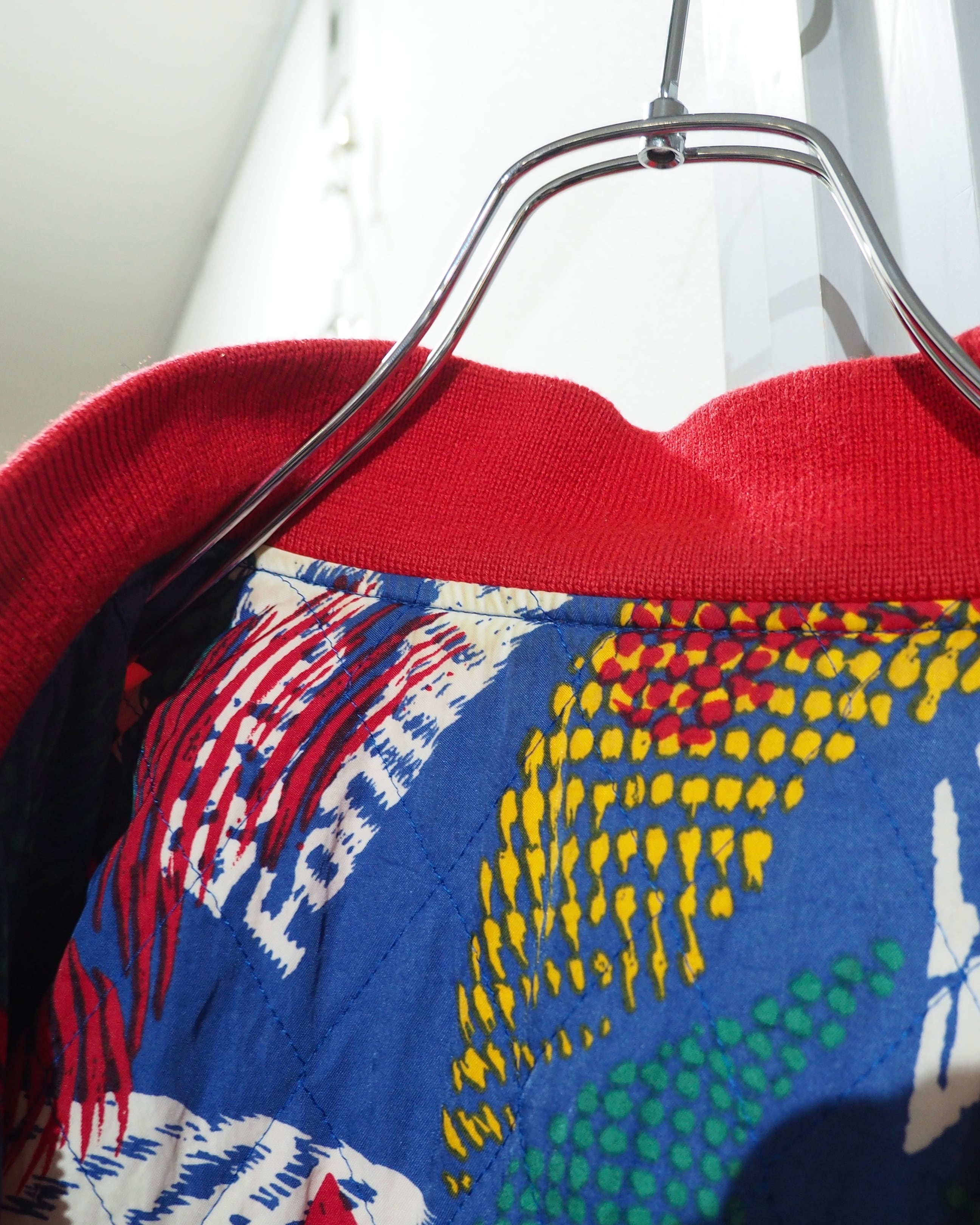 1990s ” UNITED COLORS OF BENETTON ” 2way Reversible Vintage Loose MA_1 Flight Jacket