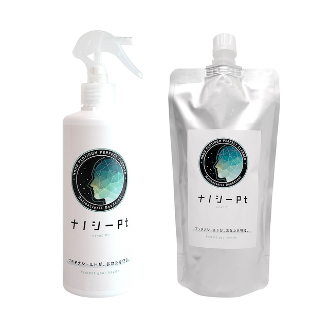 ナノシーPt 300mlボトル＋詰め替え用500ml セット