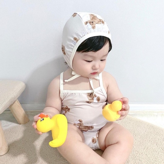 即納】くまちゃん水着♡ | karenbaby shop かわいいベビー服・キッズ 
