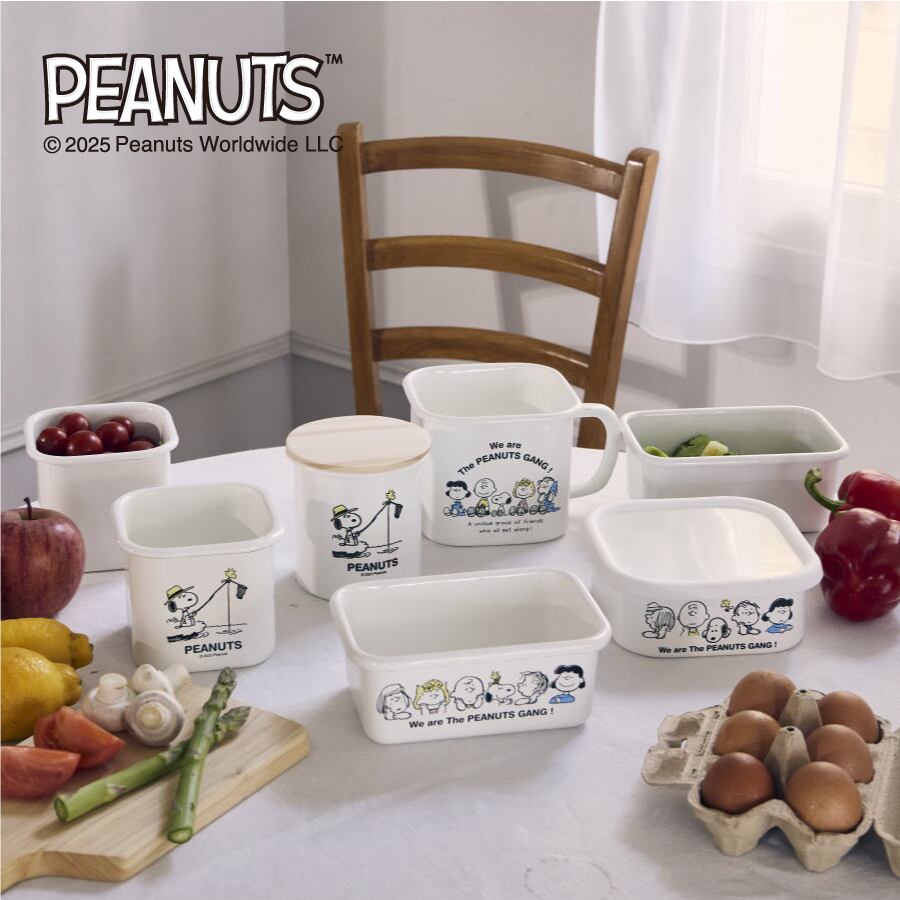 ホーローキャニスター スヌーピー SNJ-2313(0773230) ホーロー