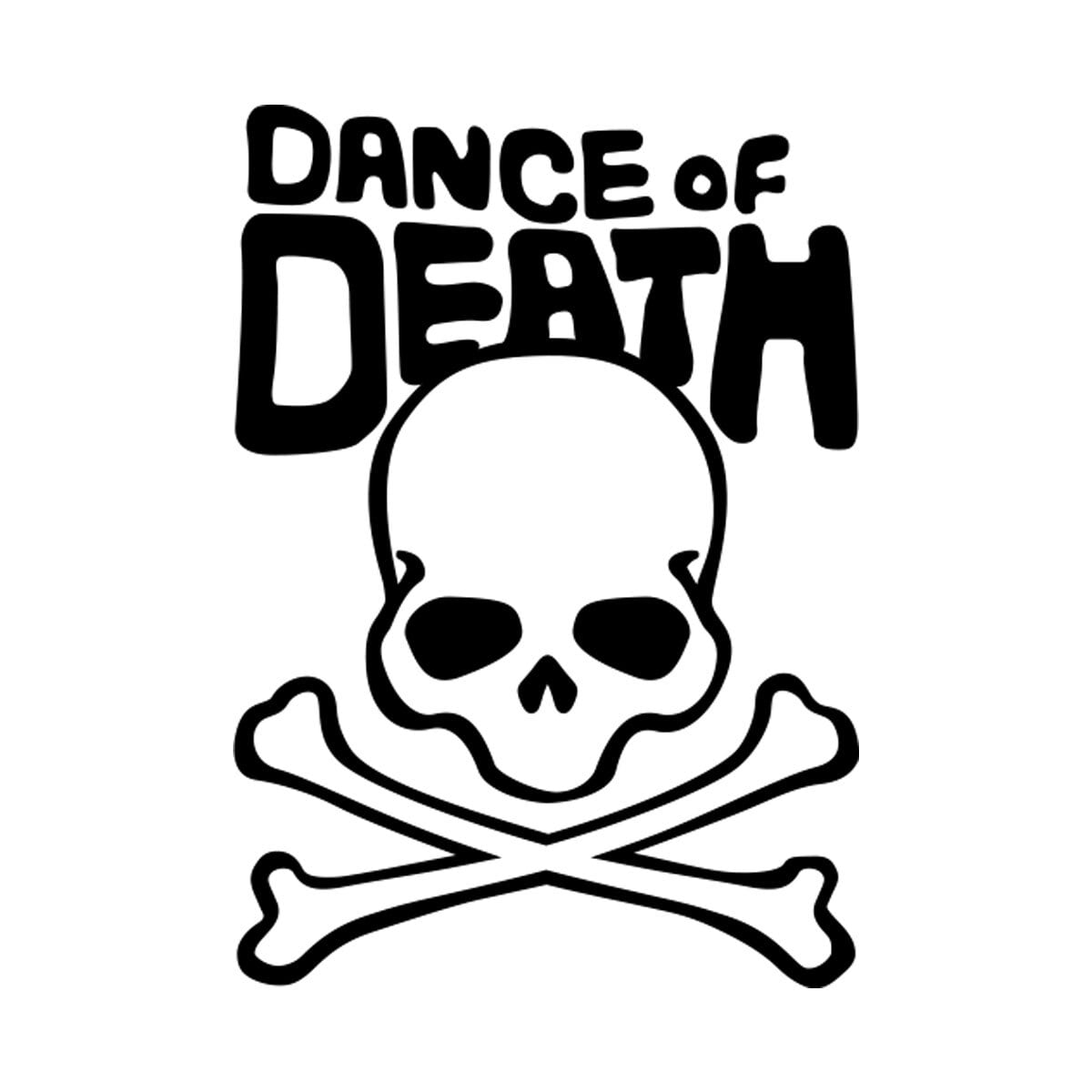 スカルDANCE OF DEATH Tシャツ sk02 髑髏 ドクロ Tシャツ