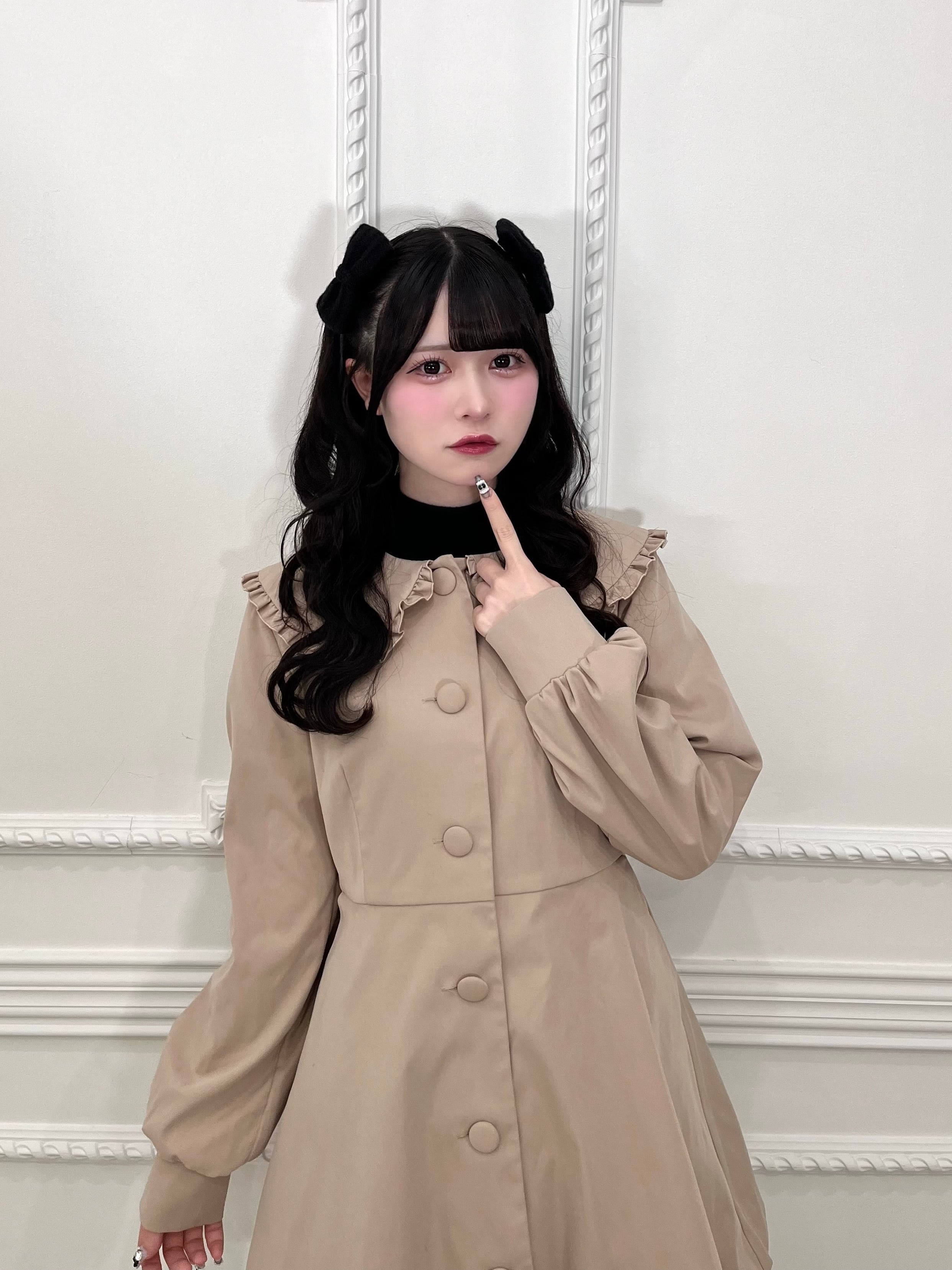 きゃぴきゃぴケープトレンチコート