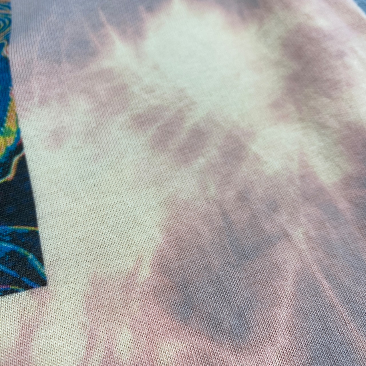 【tshirts206】Lsize  bleached T-SHIRTS purple