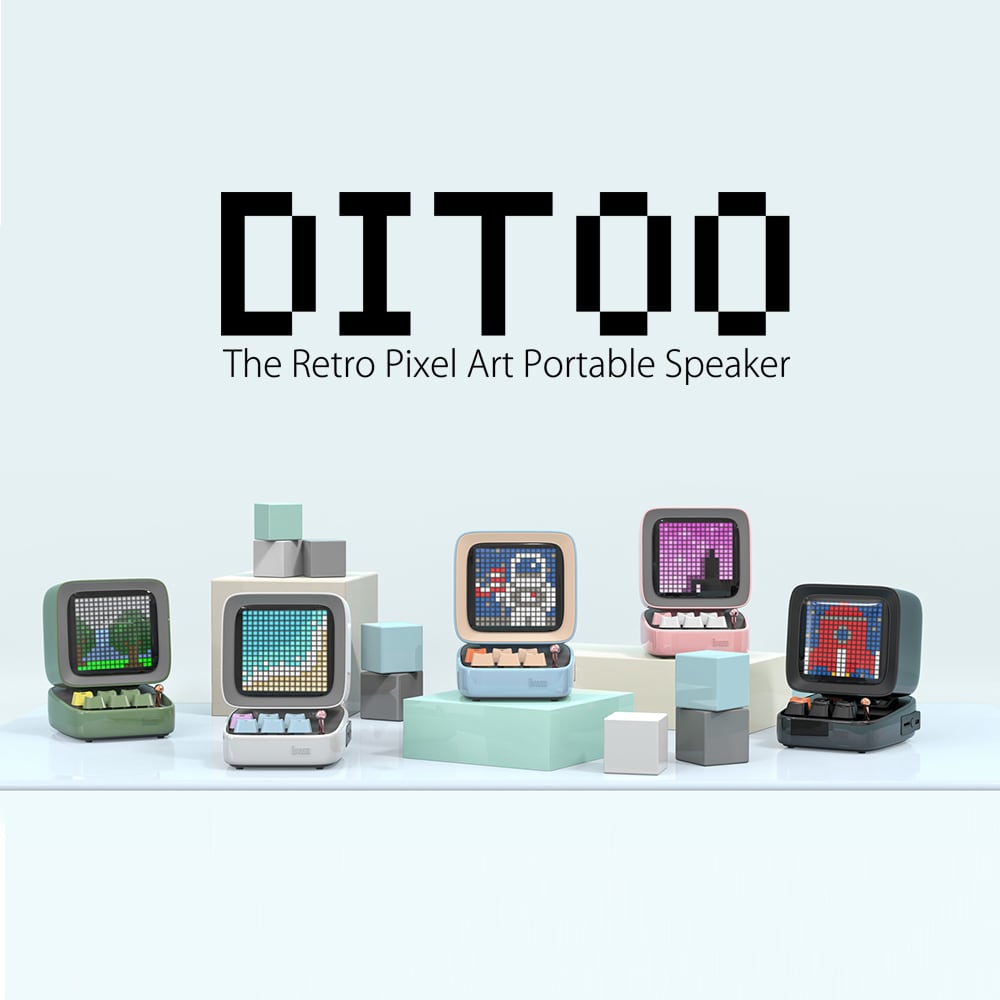 DITOO　グリーン　 :: Divoom :: BLUETOOTHスピーカー | WiseTech powered by BASE