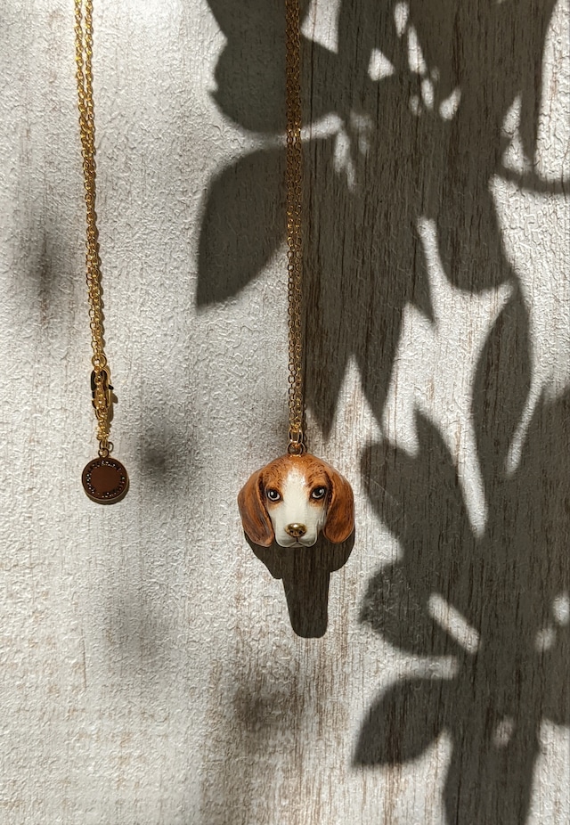 【goodafternine】　Beagle necklace