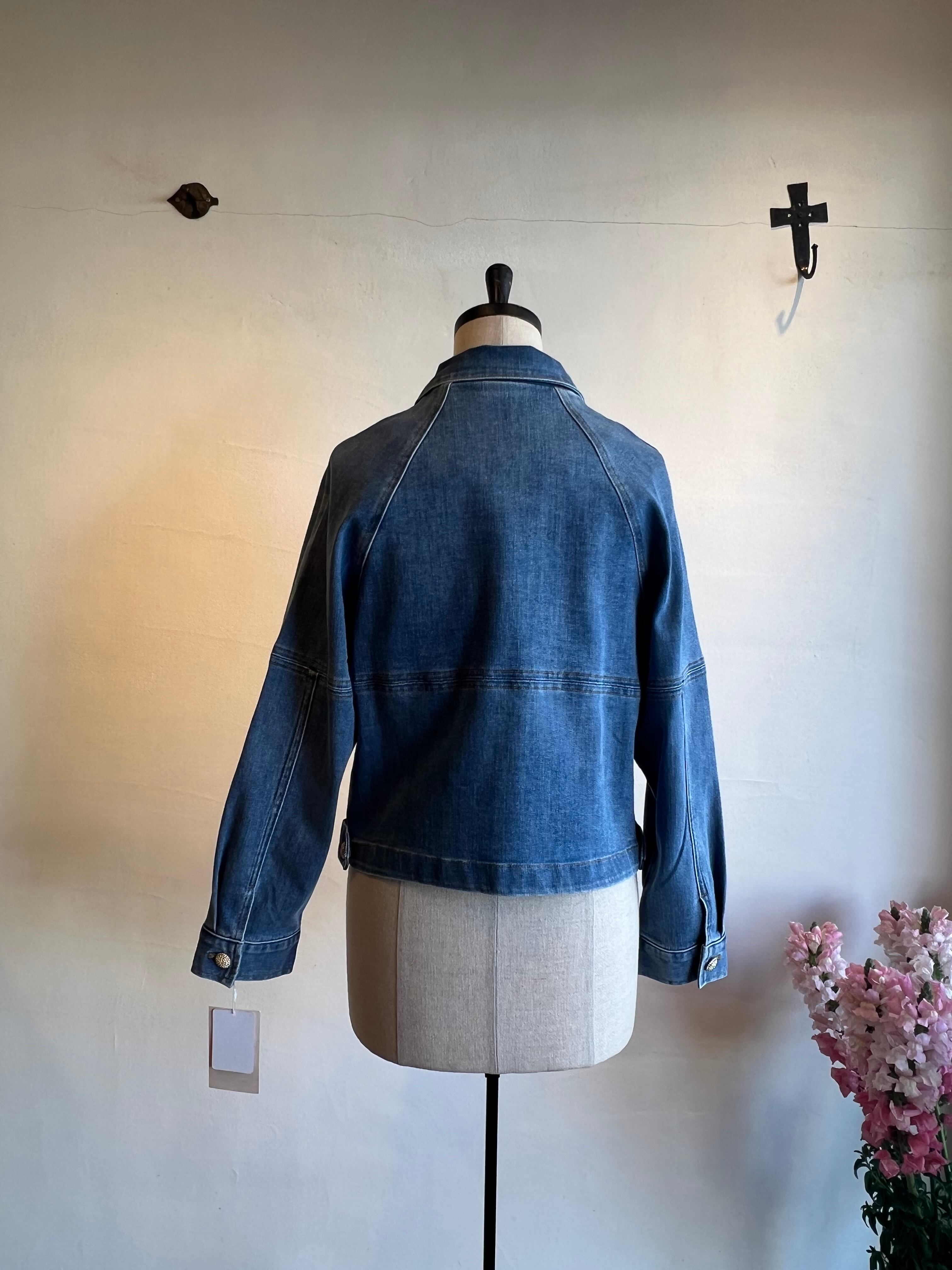MARGAUX VINTAGE / 襟付きラグランスリーブGジャン | anouk