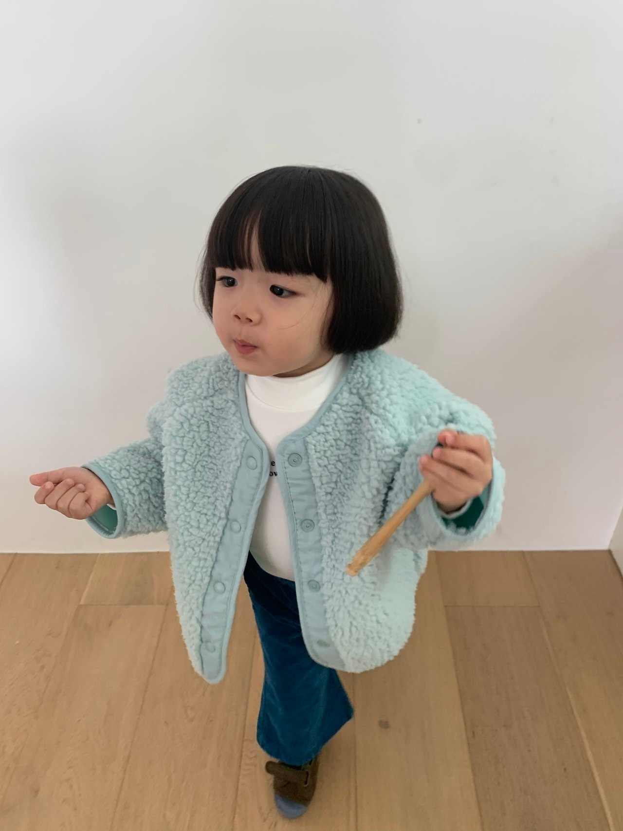 ペッパー / PEPPER / プードルボアジャンパー / 韓国子供服 / キッズ / 26winter〖取寄〗*XS~XL*