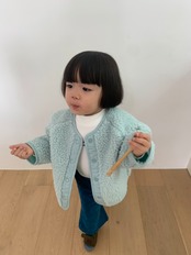 ペッパー / PEPPER / プードルボアジャンパー / 韓国子供服 / キッズ / 26winter〖取寄〗*XS~XL*