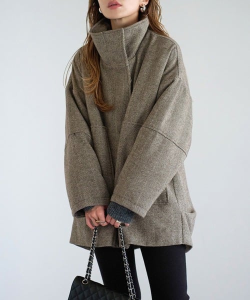 2wayカラーミドルコート