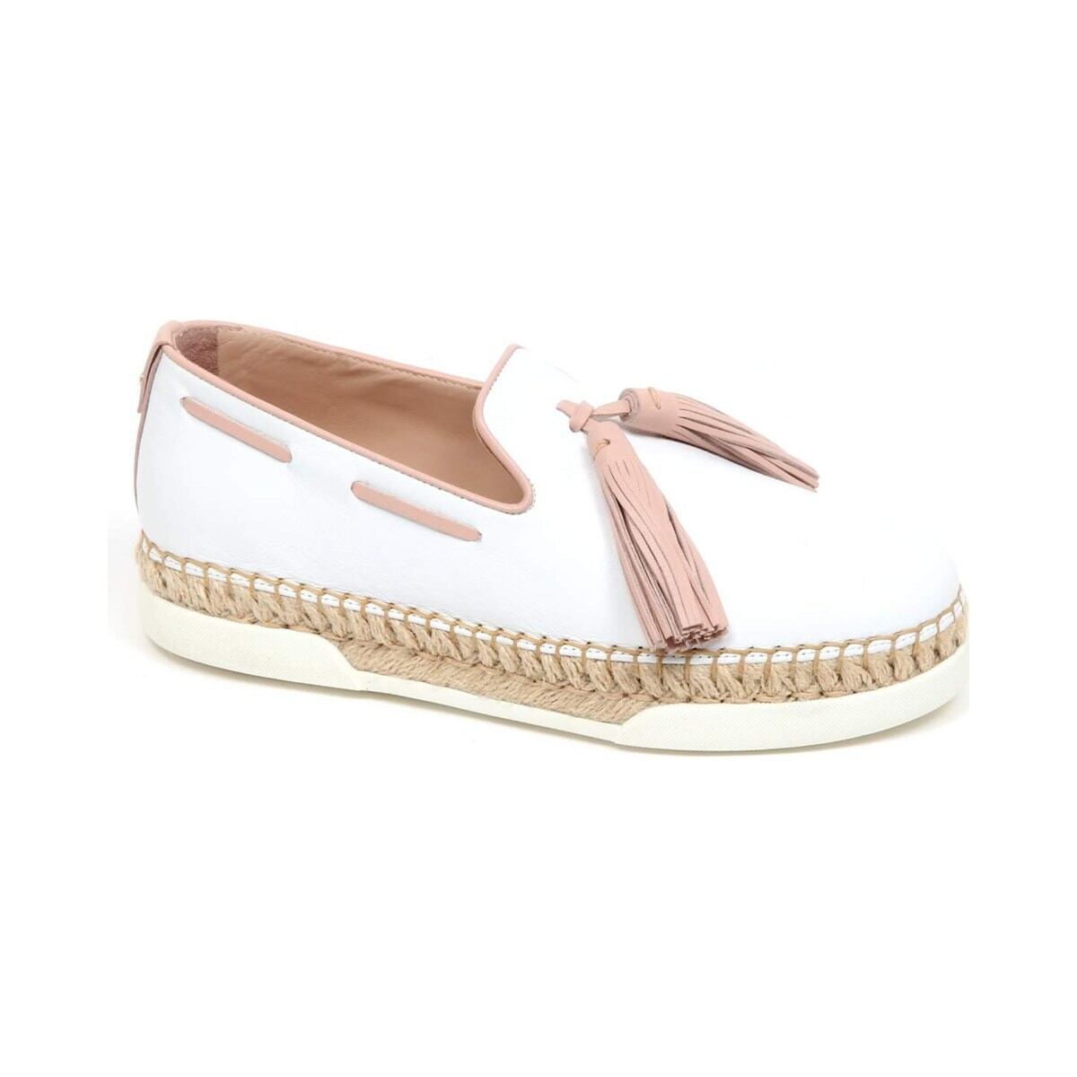 TOD'S トッズ レディース ローファー レザー ホワイト