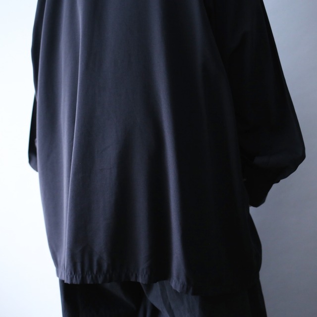 silver and colorful decoration minimal mode design fry-front loose shirt