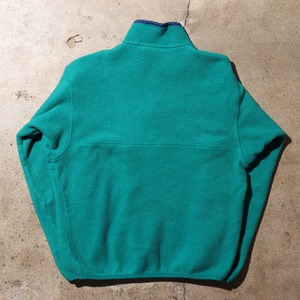 美品 M USA 92年 ティール シンチラ スナップT パタゴニア フリース patagonia