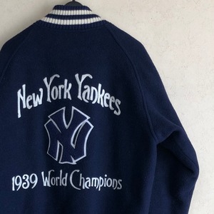 【Mサイズ】90's New York Yankees × COOPERSTOWN COLLECTION ウール地 スタジャン　年代ものの古着