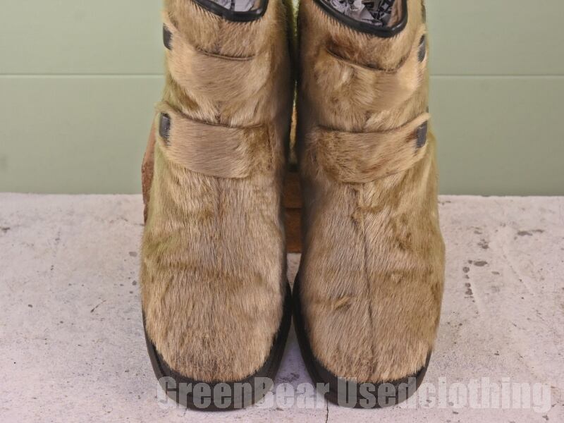 B485 ビンテージ エスキモーブーツ アザラシ毛 メンズ 26.5cmくらい