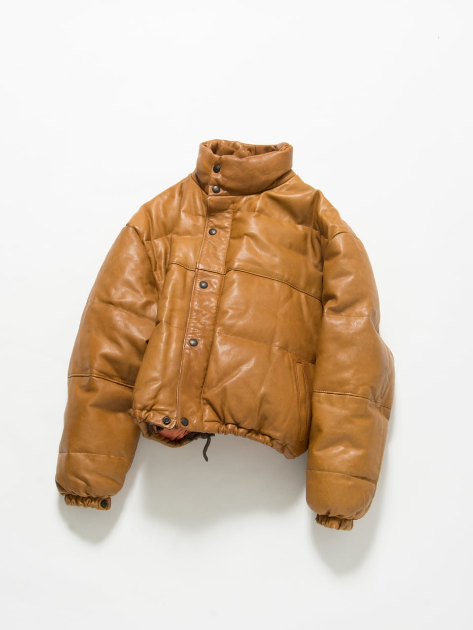 【VENT COUVERT】Made in France 90's leather down jacket（ヴァンクヴェール フランス製レザーダウンジャケット）1c