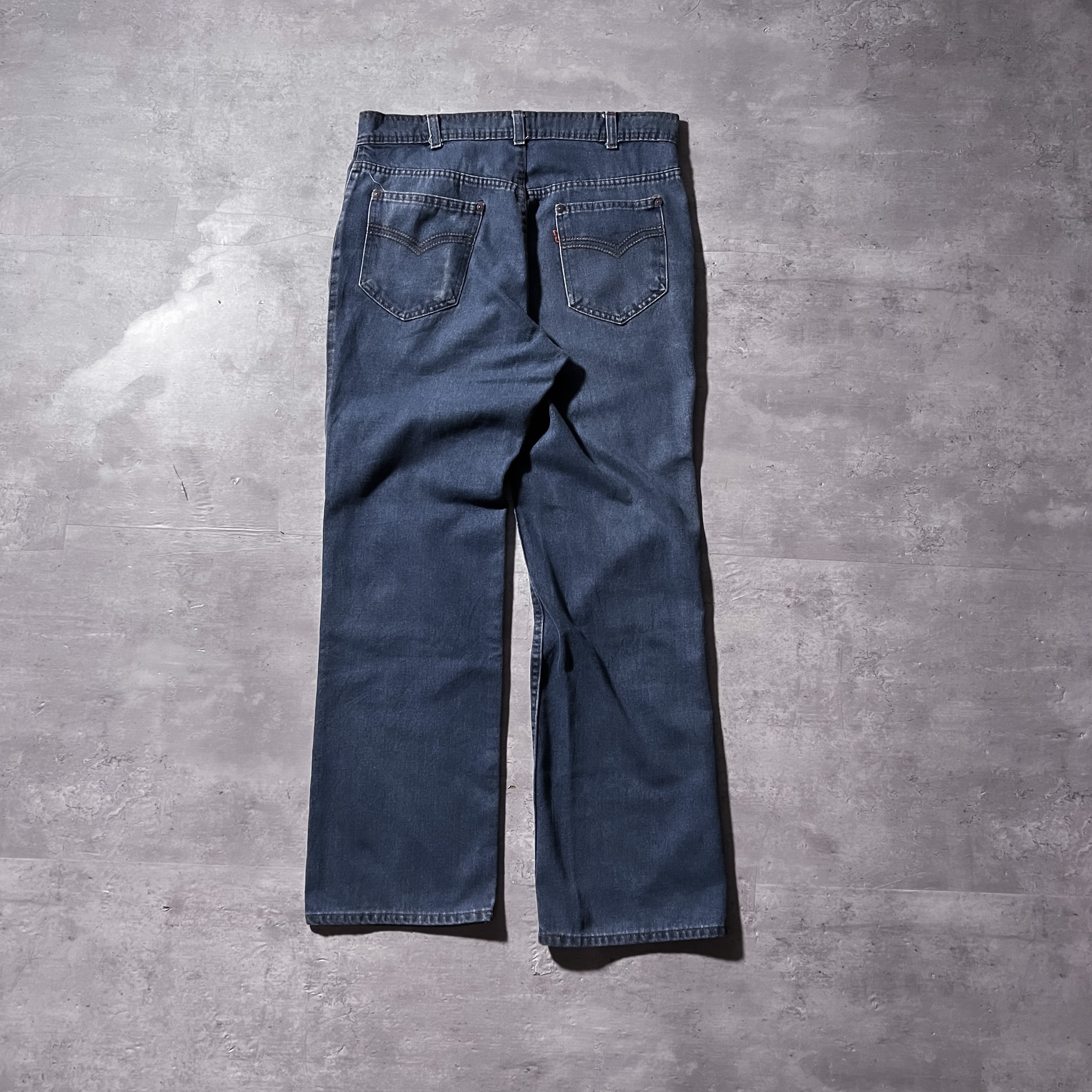 s “Levi's for men” denim pants made in usa 工場製 年代