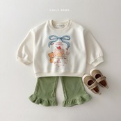 韓国子供服 / 26Autumn / 〖取寄〗DAILYBEBE / ケーキMTM (クリーム)/ キッズ服 / ジュニア服 / 秋服 *XS~JL*
