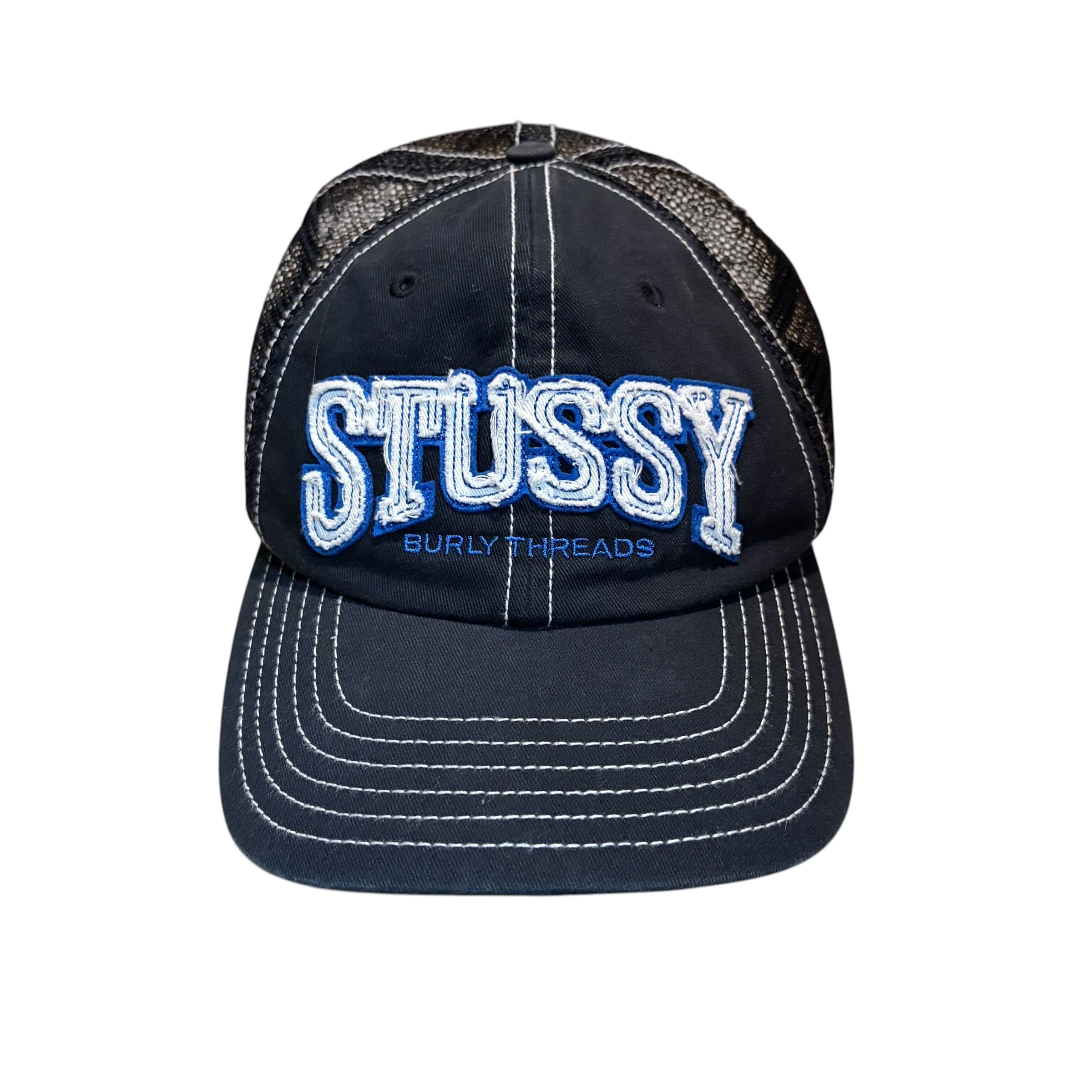stussy ステューシー メッシュキャップ 刺繍ロゴ | 古着屋SAKASHITA