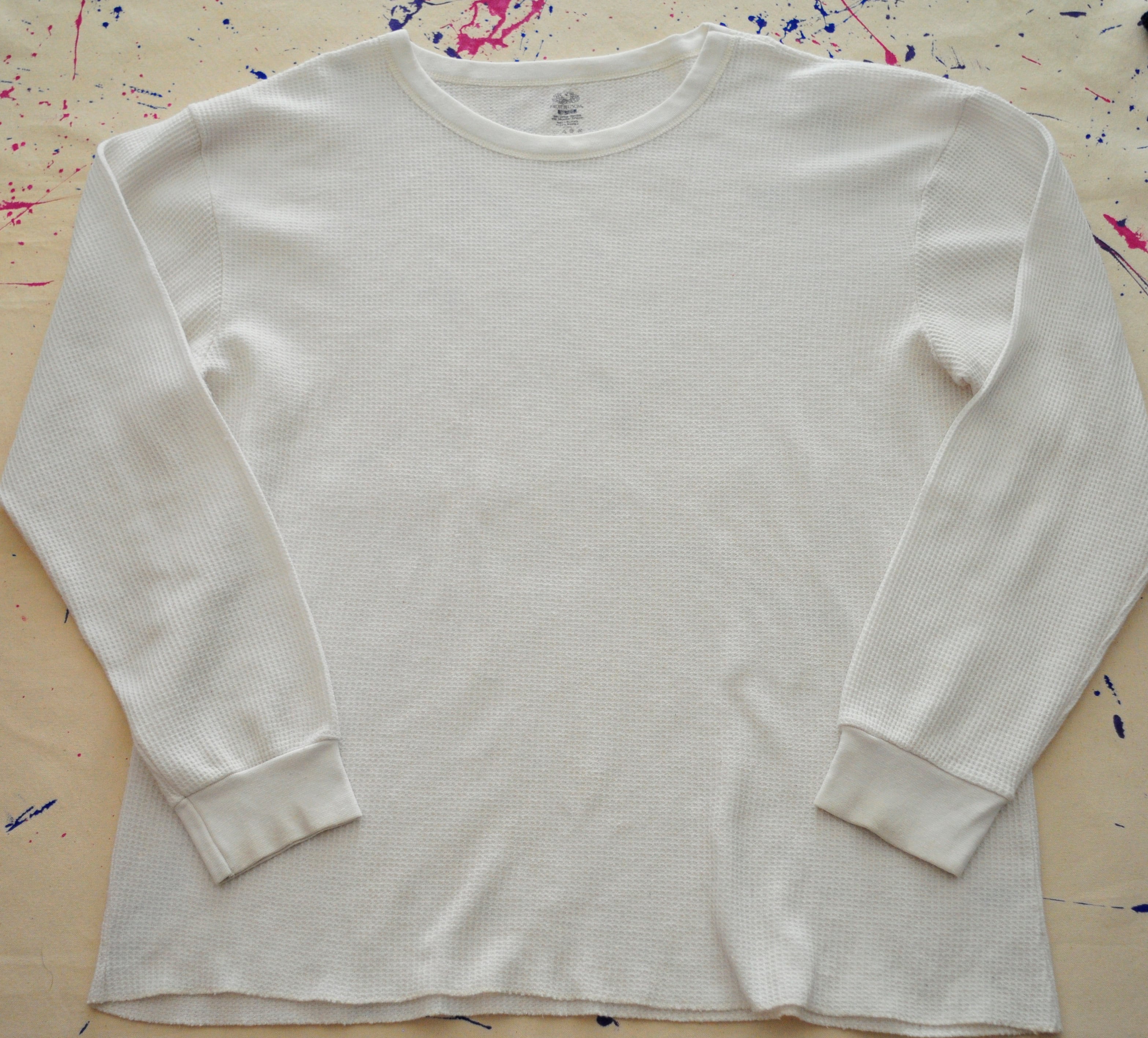 FRUIT OF THE LOOM Thermal tops {フルーツオブザルーム ワッフル サーマル トップス 古着 USED メンズ}