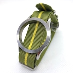 プレミアムNATOナイロンストラップ マリンナショナル イエロー 18mm 腕時計ベルト