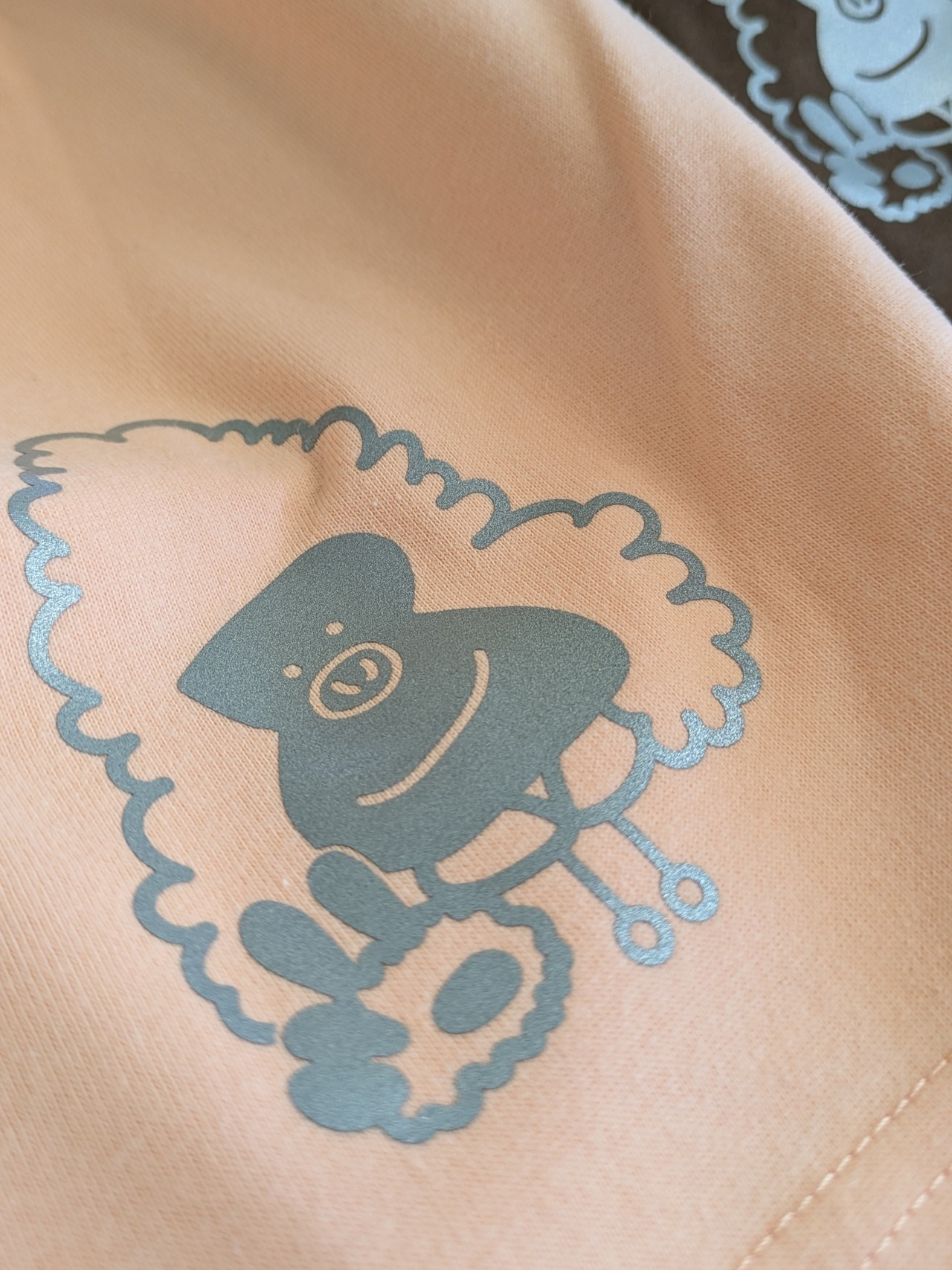 ゴリぷーコラボ T-shirt / アプリコット