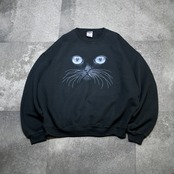 kuroneko print sweat