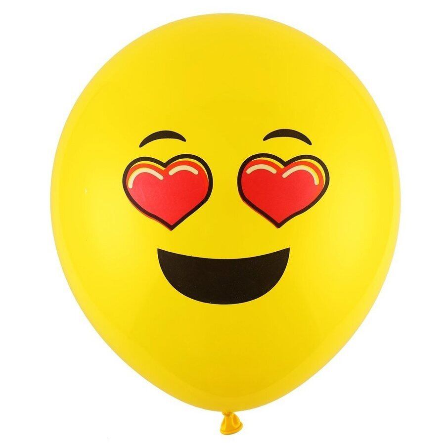 可愛い 黄色笑顔風船 バルーン 12絵文字 12インチ風船 100個セット Shop Delicious