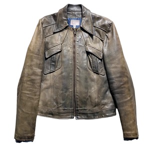 vintage 1970’s MANGO ROAD craft leather jacket