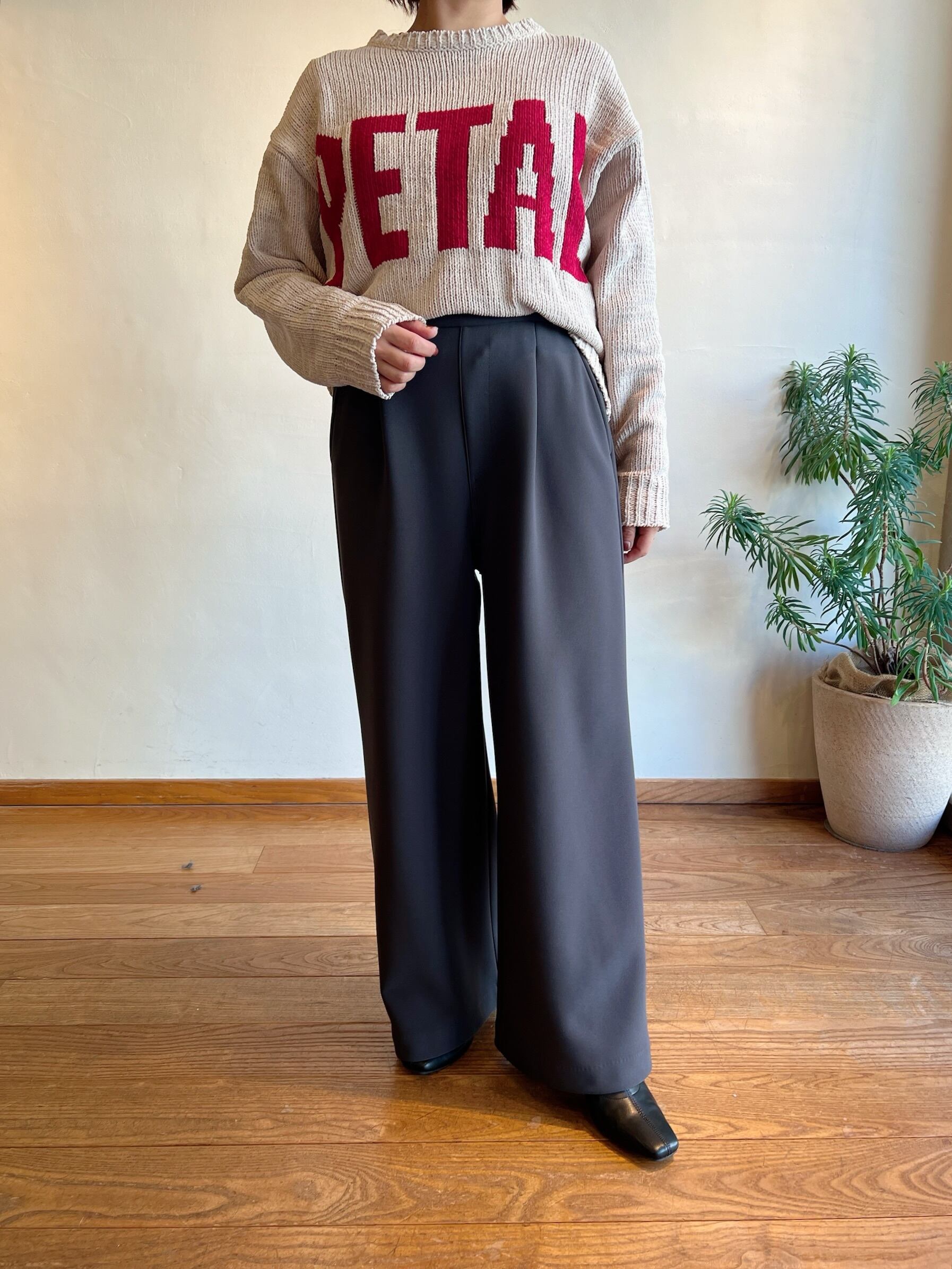 Dignite Collier / 裏フリースワイドパンツ | anouk