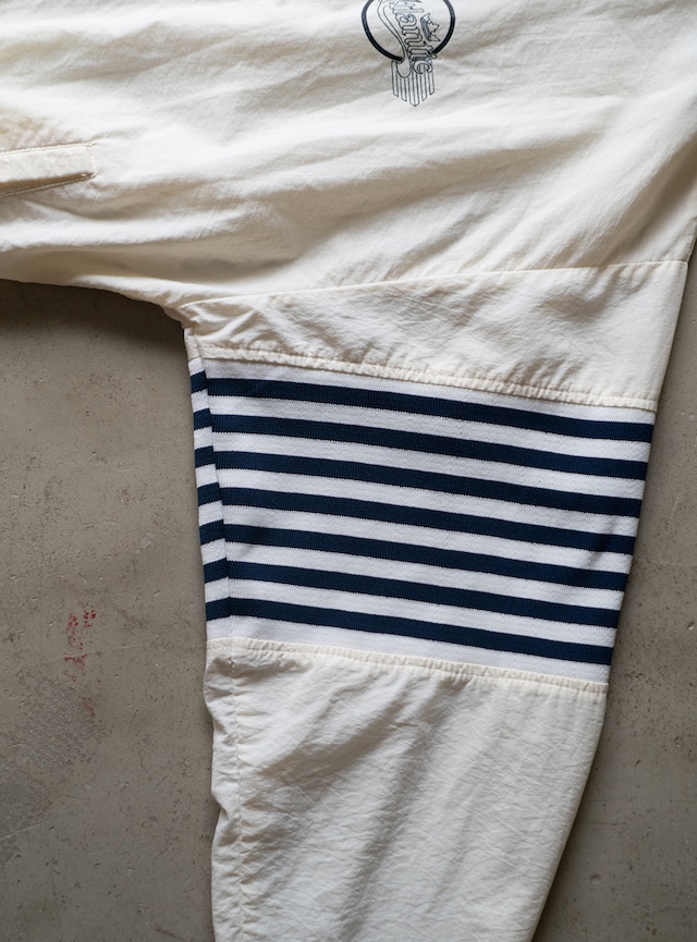 "ARTEX" 1980s Border ribs shell combi jacket