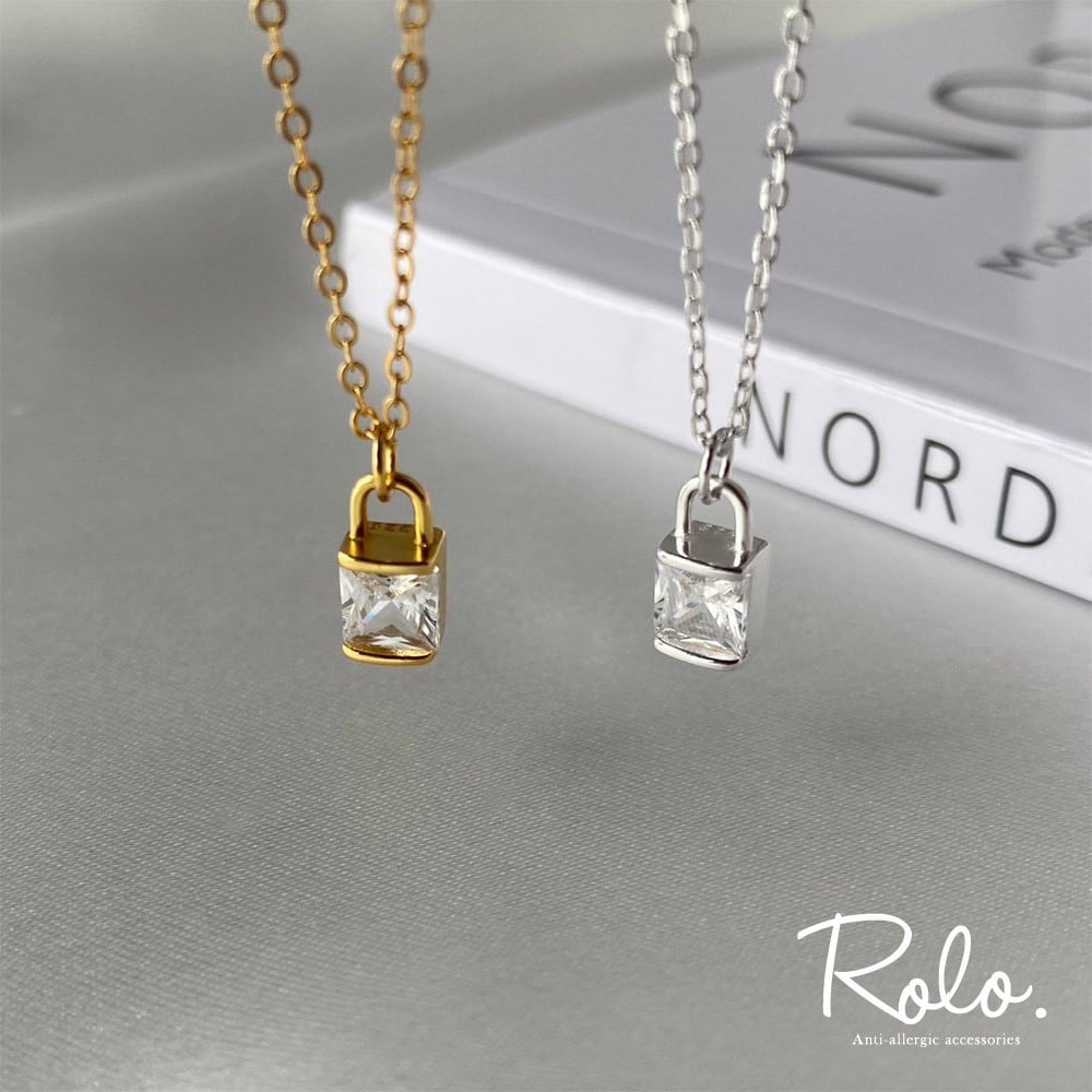 CZ錠モチーフネックレス シルバー925 | Roloshop BASE店