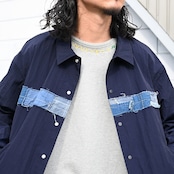 KUON / GANKO別注 Sashiko Sweatshirt style2