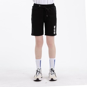 【HIPANDA ハイパンダ】レディース ショート スウェットパンツ WOMEN'S SHORT SWEAT PANTS / BLACK