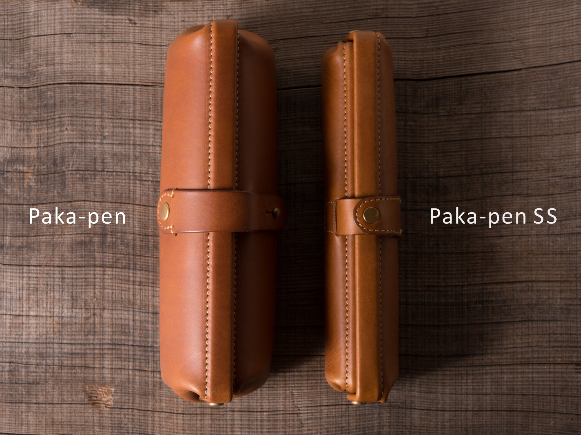 Paka-pen ss イタリアンレザーのコンパクトペンケース 万年筆 入学祝い