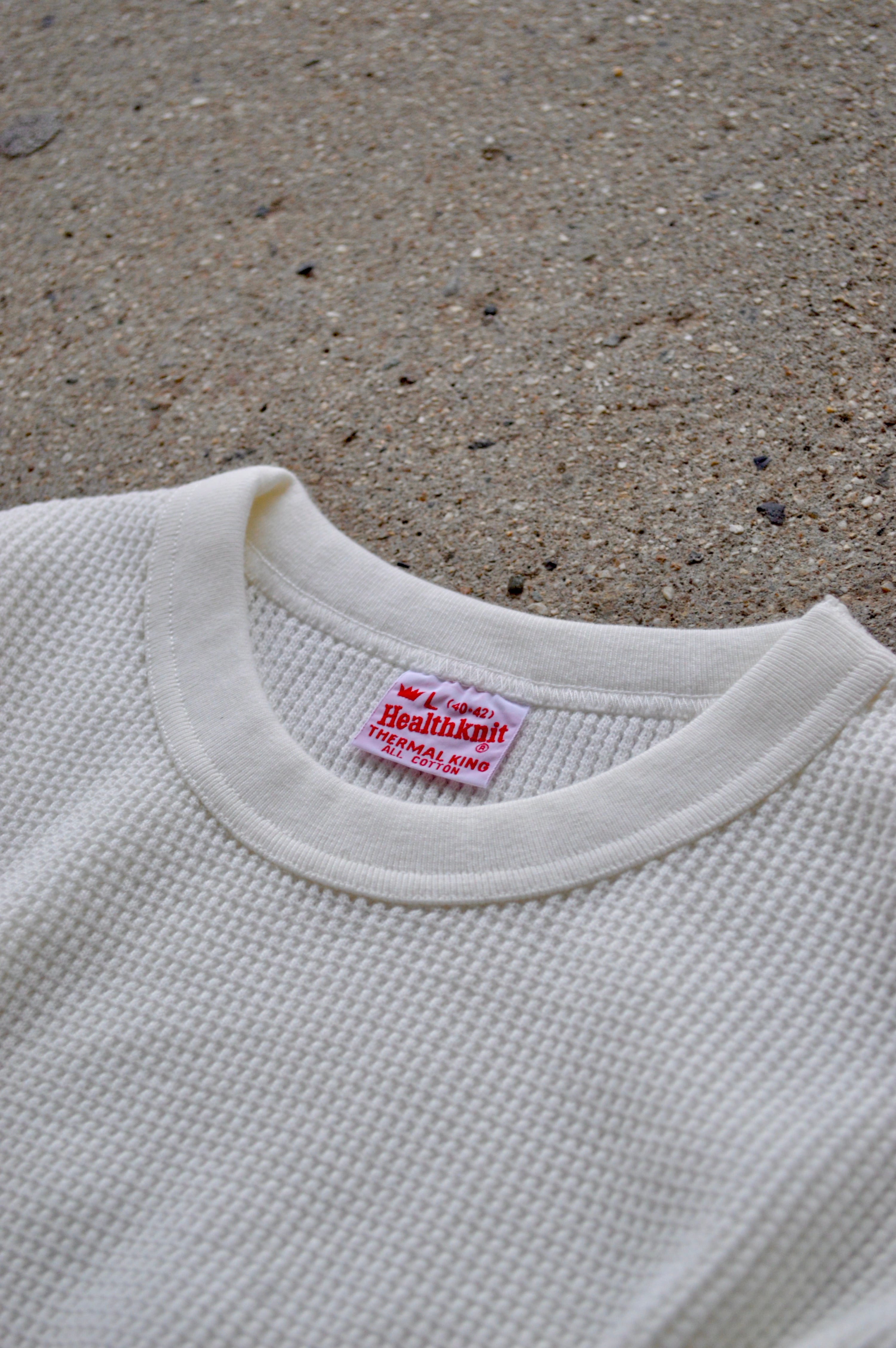 Healthknit 60s Reproduct Thermal King Waffle Crew Vintage Pack