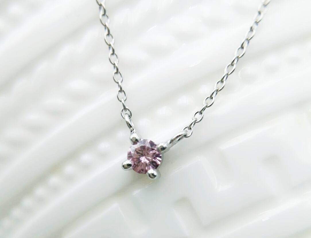 Pt900/Pt850 FIPPピンクダイヤモンドネックレス | jewelry sumino