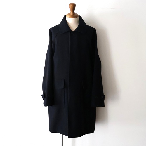 STILL BY HAND " W/N balcollar coat ( BLACK NAVY )"