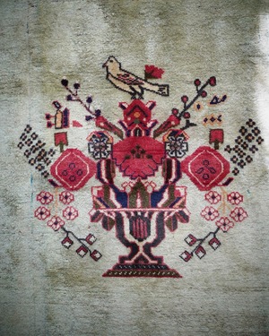 【099】Vintage Persian Afshar rug 1960's