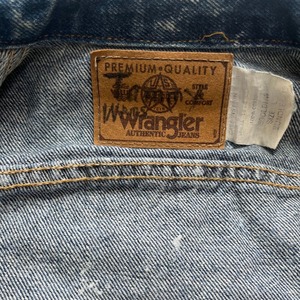 ＜VINTAGE＞Kids Wrangler Denim Jacket 3Ý相当 (2610JK02)｜キッズ ラングラー ヴィンテージ デニムジャケット