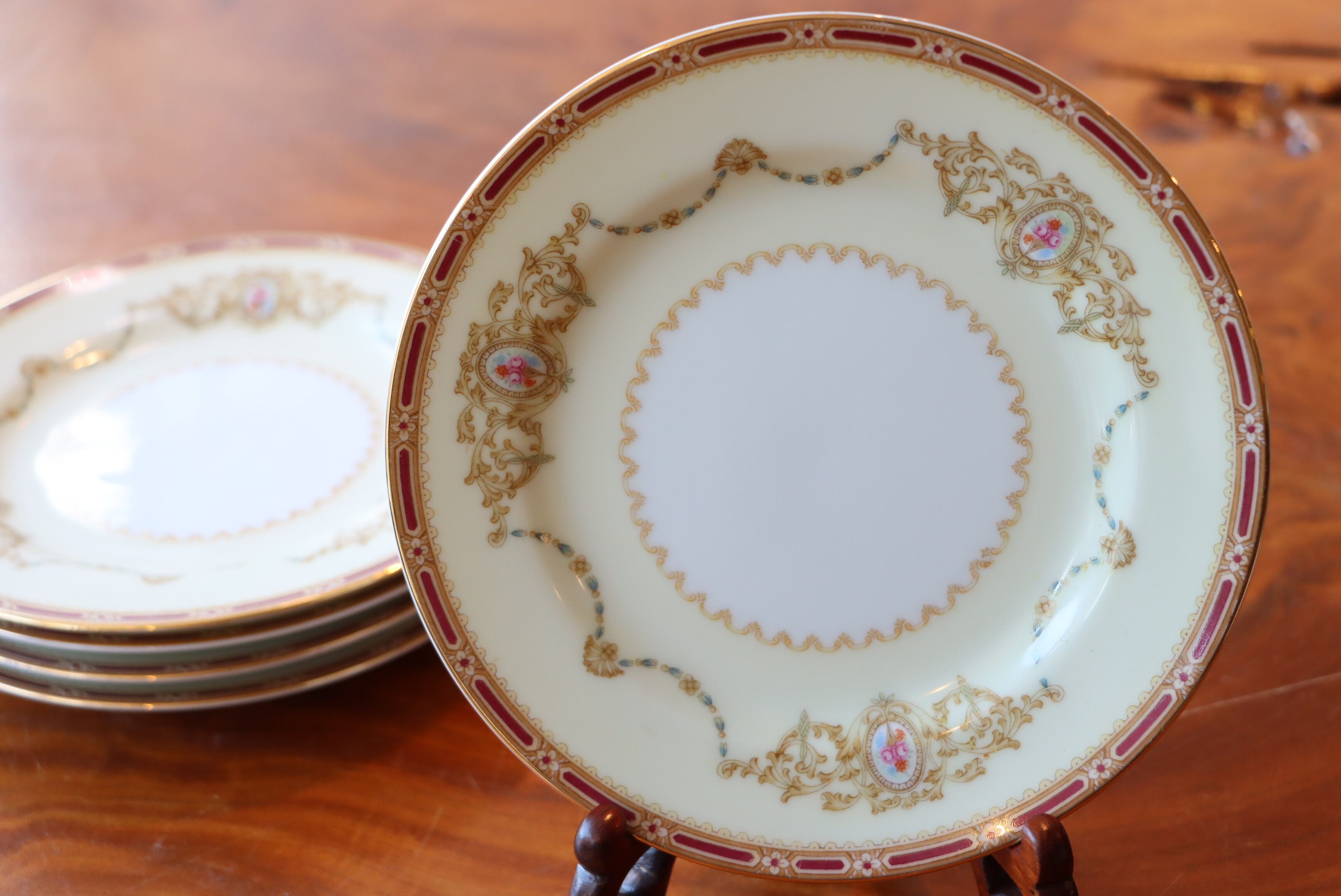 ノリタケ　インペリアルスイート　21.5cmプレート皿５枚セット ノリタケ インペリアルスイート 21.5cmプレート皿5枚セット