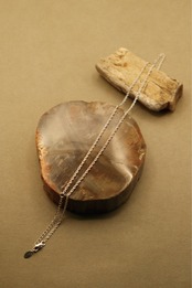 Silver925 Twisted Chain Short Necklace"Loop 01"