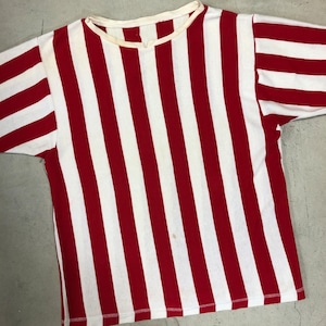 1970'S RED STRIPE T-SHIRT