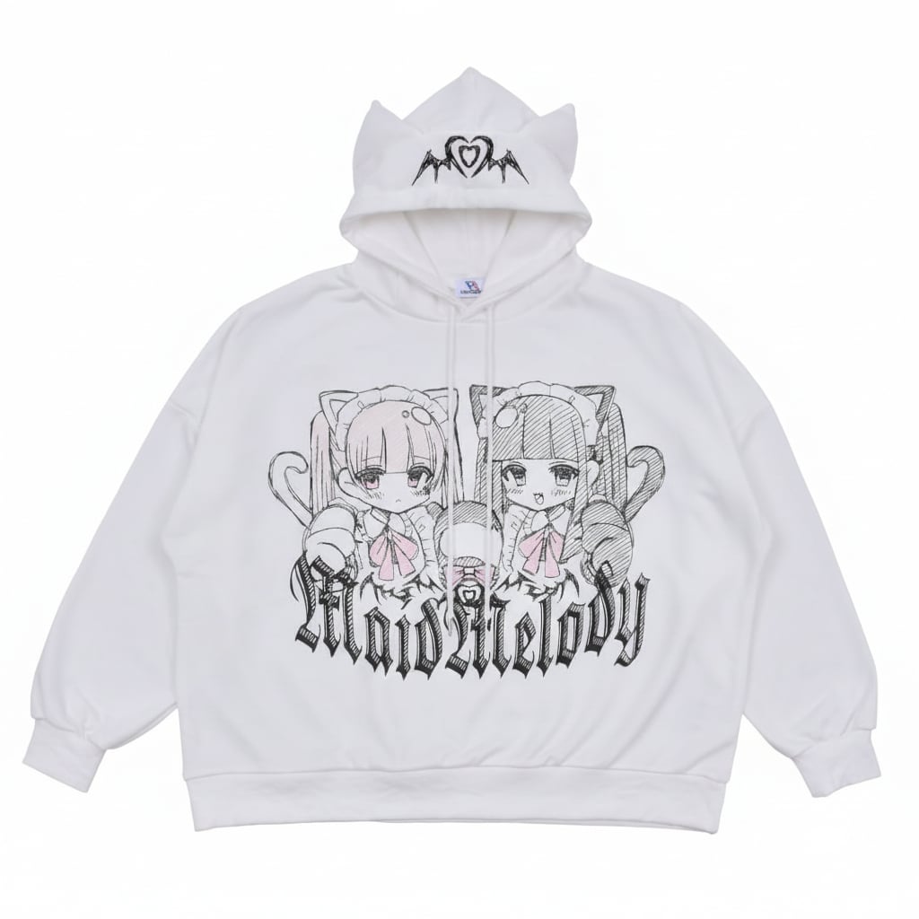 新作】ネコ耳メイドメロディーパーカー | VOLCAN&APHRODITE