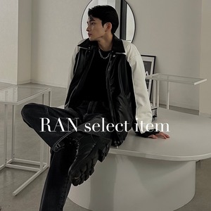 【即納】RAN select item By color leather jacket