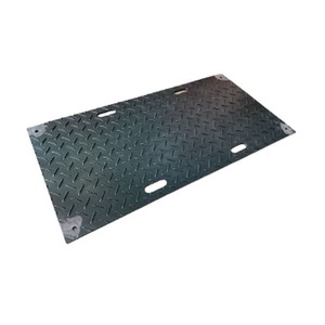 樹脂製敷板 ラフボード 36 両面リブ 5枚組 910×1820mm 板厚 ベース12.7mm 両面リブ6mm 約21kg AR-4048 AR4048　養生板 アラオ 3×6 敷鉄板と比べ、非常に軽量で運搬・設置が簡単です！耐荷重120t