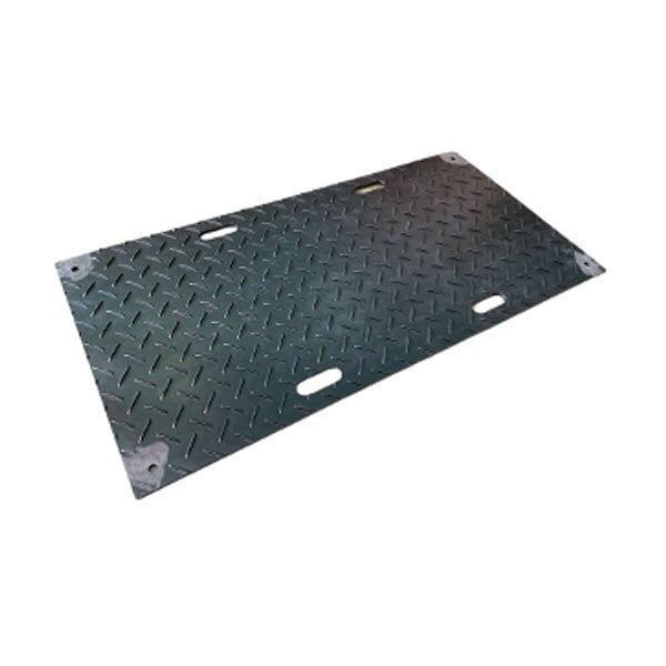 樹脂製敷板 ラフボード 36 両面リブ 5枚組 910×1820mm 板厚 ベース12.7mm 両面リブ6mm 約21kg AR-4048 AR4048　養生板 アラオ 3×6 敷鉄板と比べ、非常に軽量で運搬・設置が簡単です！耐荷重120t
