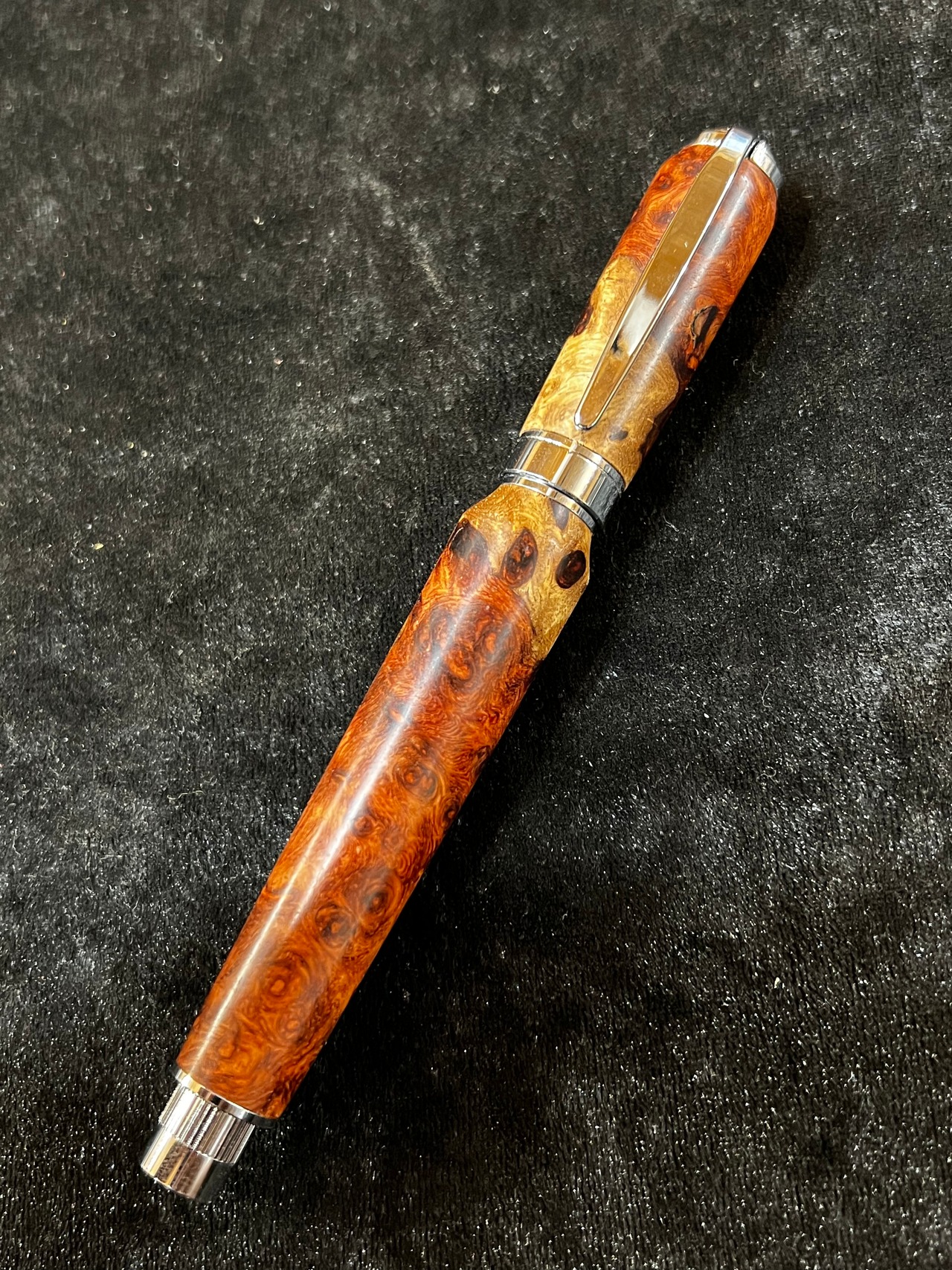 CraftA 香ばしく クラフトエー OutFit 万年筆 14K F 花梨瘤 金ペン